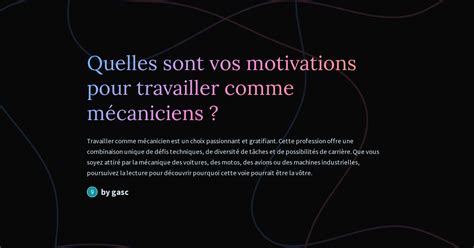 Quelles sont les motivations à travailler pour NIKE 